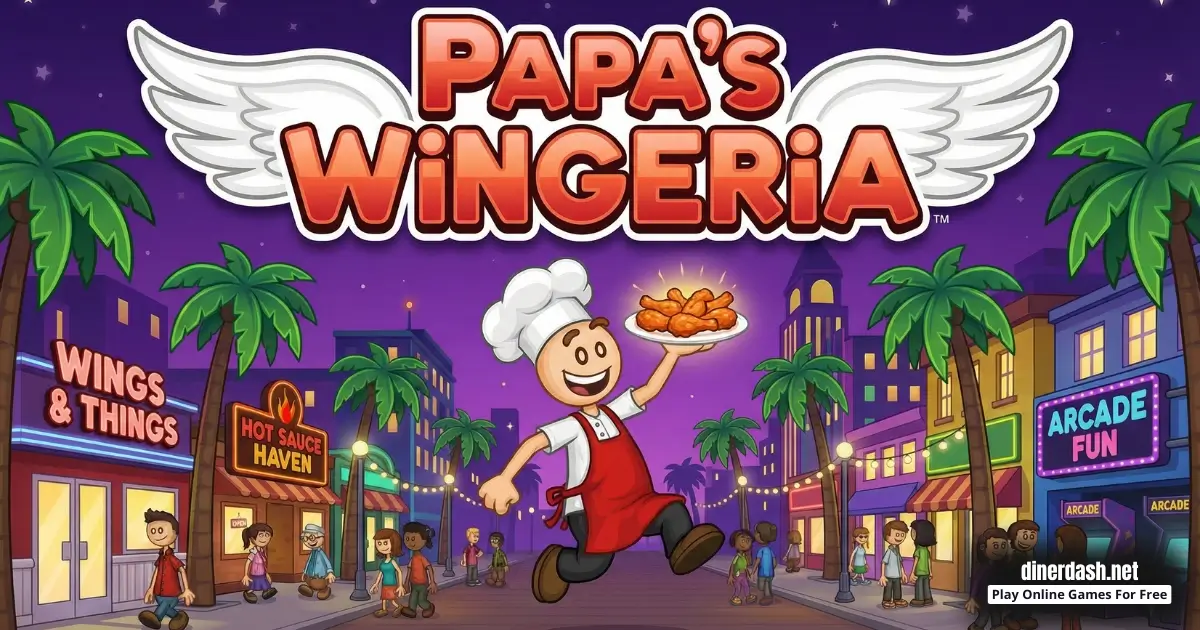 Papa's Wingeria gameplay